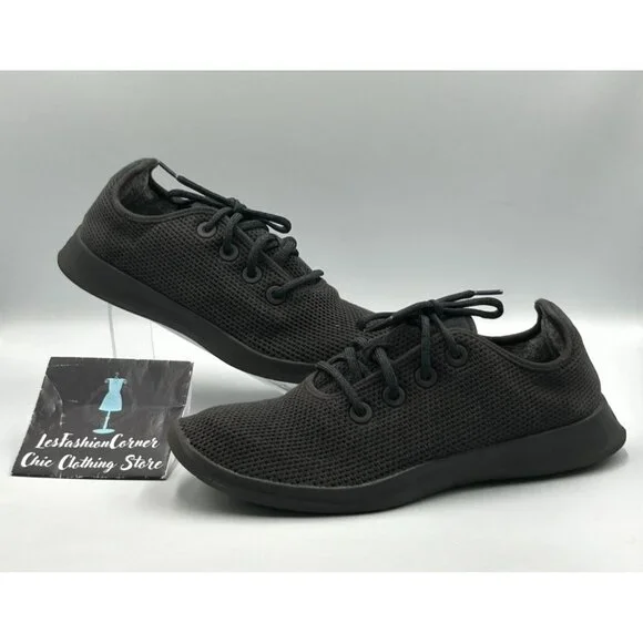 Allbirds Men's Black Tree Runner Athletic Lightweight Sneaker Shoe Size 11 3078 - Picture 13 of 16